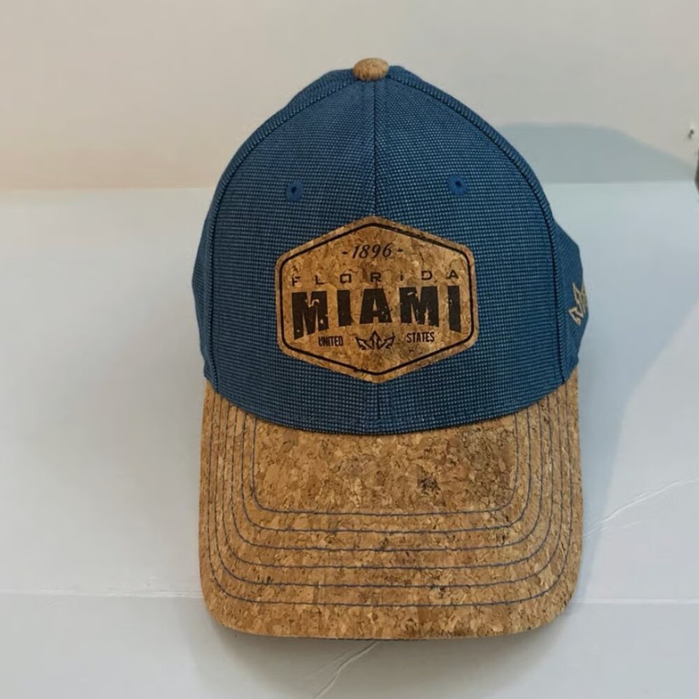 Essencial Caps Miami Florida Cork Brim Hat